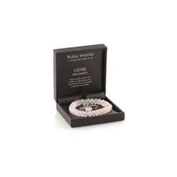 Edelsteen Armband Rozenkwarts Rond Ruby Mania - thumbnail