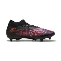 PUMA Future 8 Match IJzeren-Nop Voetbalschoenen (SG) Zwart Paars Rood - thumbnail