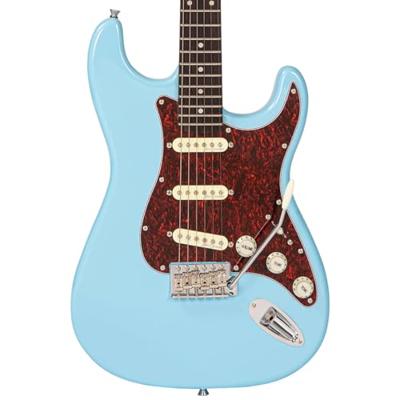 Vintage V60LB Coaster Series Laguna Blue elektrische gitaar - thumbnail