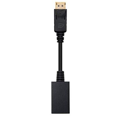 Adapter DisplayPort naar HDMI NANOCABLE 10.16.0502 15 cm Zwart Adapter DisplayPort naar HDMI NANOCABLE 10.16.0502 15 cm Zwart