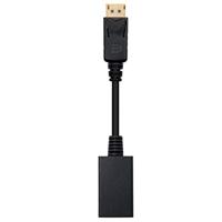 Adapter DisplayPort naar HDMI NANOCABLE 10.16.0502 15 cm Zwart - thumbnail