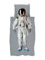 Snurk Astronaut Grey Space dekbedovertrek - thumbnail