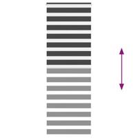 VidaXL Zebra rolgordijn 85x200 cm stofbreedte 80,9 cm zwart - thumbnail