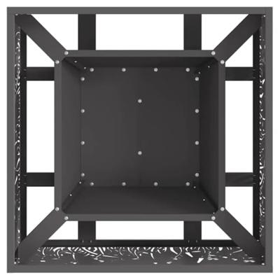 VidaXL Vuurkorf zwart 60 x 60 x 30 cm staal VidaXL Vuurkorf zwart 60 x 60 x 30 cm staal