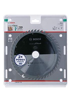 Bosch Accessories Bosch Power Tools 2608837726 Hardmetaal-cirkelzaagblad 216 x 30 mm Aantal tanden: 48 1 stuk(s) - thumbnail