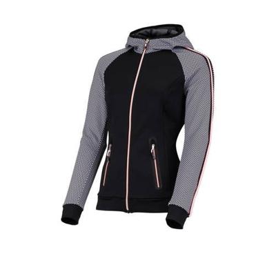 Sjeng Sports Plus Size sportvest Kailies plus zwart/grijs/roze