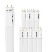 10x LED TL Buis 60cm - T8 G13 Fitting - 9W 1170 lumen (130lm/W) - 3000K warm wit - Flikkervrij - Vervangt 25 Watt (25W/830) - Incl. Starter - thumbnail