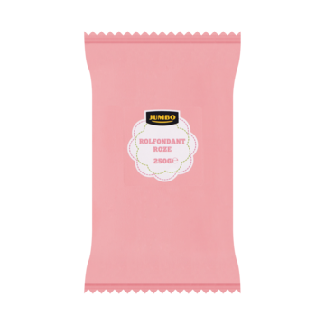 Jumbo Rolfondant Roze 250 g