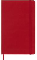 Moleskine notitieboek, ft 13 x 21 cm, gelijnd, harde cover, 240 blad, rood - thumbnail