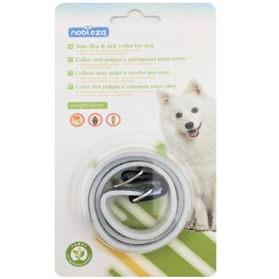 Nobleza Honden vlooienband - Reflecterend - Werking 4 tot 6 weken - 56 cm