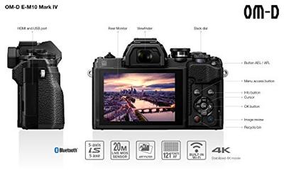 Olympus OM-D E-M10 mark IV Body zwart