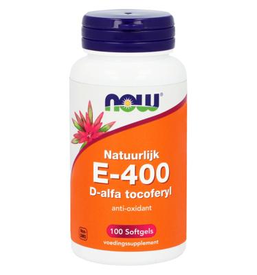 NOW E-400 D-Alpha Tocopherol Capsules