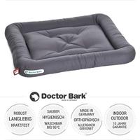Doctor Bark Hondenkussen, Medium, Grijs - thumbnail