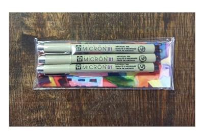 Fineliner brush sakura pigma micron 7 + 1 pn | 6 stuks