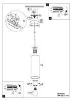 Eglo Smoke glazen hanglampSelvino Ø 10cm - 98694 - thumbnail