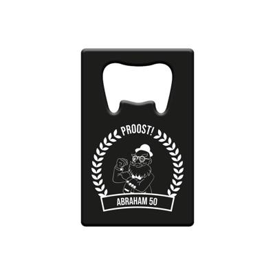 Paperdreams Flesopener metaal - abraham 50 jaar