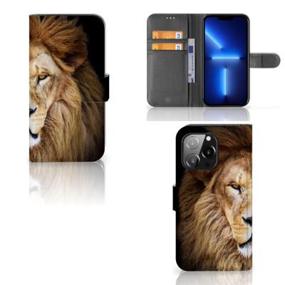 iPhone 13 Pro | Telefoonhoesje | Met pasjeshouder | Leeuw iPhone 13 Pro | Telefoonhoesje | Met pasjeshouder | Leeuw