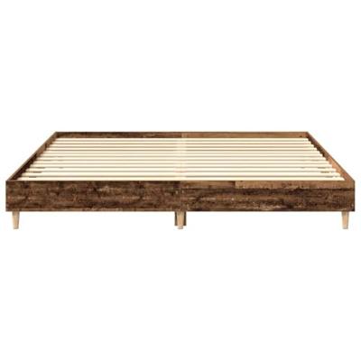 Bedframe zonder matras 200x200 cm spaanplaat bewerkt hout