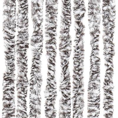 VidaXL Vliegengordijn 100x220 cm chenille bruin en beige VidaXL Vliegengordijn 100x220 cm chenille bruin en beige