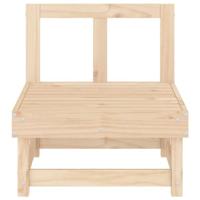 Tuinmiddenbanken 2 st massief grenenhout - thumbnail