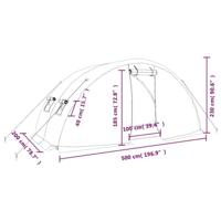 Tuinkas met stalen frame 10 m² 5x2x2,3 m - thumbnail