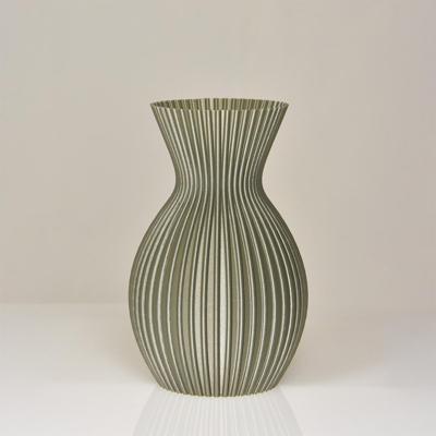 Lily 3D vaas 20x13cm Champagne Metallic