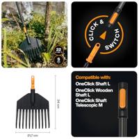 Fiskars OneClick Kleine Bladhark - 1082704 - thumbnail