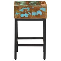 Bijzettafel 40x30x51 cm massief gerecycled hout - thumbnail