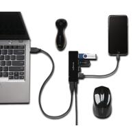 Kensington USB 3.0 4-Poorten Hub, Overdrachtsnelheden Tot 5 Gbps - 3Amps Om Smartphones En Tablets Snel Op Te Laden, Plug & Play-Installatie, Compatibel Met HP, Dell, Windows, Macbook, Thuiskantoor - thumbnail