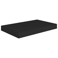Wandschap zwevend 40x23x3,8 cm MDF zwart - thumbnail