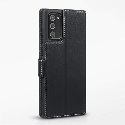 Qubits - slim wallet hoes - Samsung Galaxy Note 20 - Zwart Qubits - slim wallet hoes - Samsung Galaxy Note 20 - Zwart