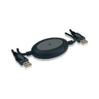 Rainbow RA415-20 USB Data Transfer Kabel Male/Male Zwart - thumbnail