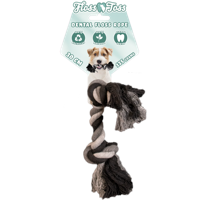 Floss Toss Dental Rope 2 Knot 30 cm - thumbnail