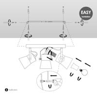 Light depot - LED opbouwspot Edge rond - 3L - zwart - Outlet - thumbnail