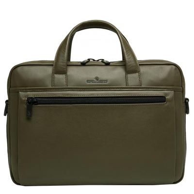 Castelijn & Beerens Nappa X Charlie Laptoptas 15,6''-dark millitary