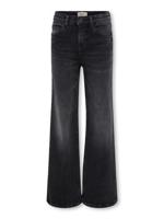 Kids ONLY winter jeansbroek meisjes - zwart - KogJuicy - wide leg fit - thumbnail