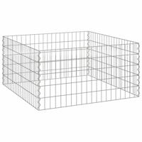 VidaXL Vierkante composter 100 x 100 x 50 cm ijzer - thumbnail