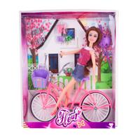 Fleur Pop met Fiets + Accessoires - thumbnail