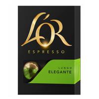L&apos;OR Espresso Aluminium Capsules Lungo Elegante 10 Stuks 52 g bij Jumbo - thumbnail