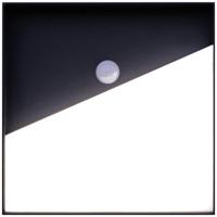 ECO-Light MEG + PIR 9490-Q-PIR GR LED-wandlamp met bewegingsmelder LED vast ingebouwd 5 W LED Antraciet - thumbnail