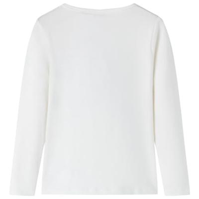 Kindershirt met lange mouwen dierenprint 92 ecru Kindershirt met lange mouwen dierenprint 92 ecru