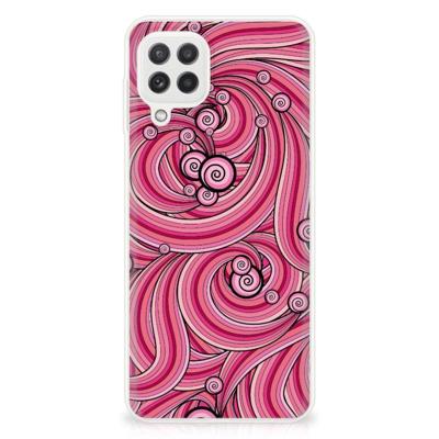 Samsung Galaxy A22 4G | M22 | Hoesje maken | Swirl Pink