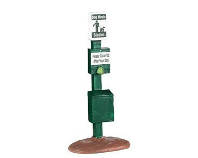 Dog park station kerstfiguur LEMAX - Lemax
