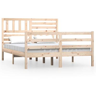 Bedframe massief hout 120x190 cm