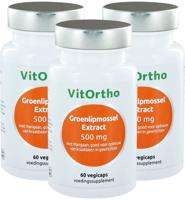 VitOrtho Groenlipmossel Extract 500mg Capsules 60st - thumbnail