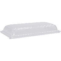 Deksel | sushitray | Gerecycled PET | 166x85x22mm | transparant | 600 stuks - thumbnail