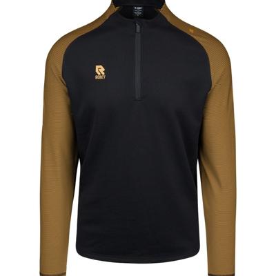 Robey RS3004 Performance Half-Zip Top - Black/Gold - M