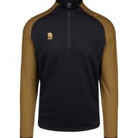 Robey RS3004 Performance Half-Zip Top - Black/Gold - M - thumbnail