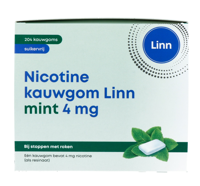 Linn Nicotine Kauwgom Mint 4mg - thumbnail