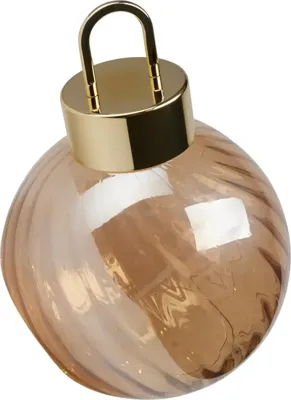 Kerstbal met LED-lampjes Ø 20cm, amber